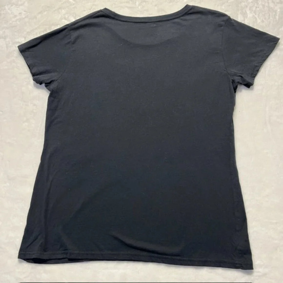 TEAM APPAREL New Orleans Saints Tshirt Womens Black Fitted Large - Picture 3 of 6